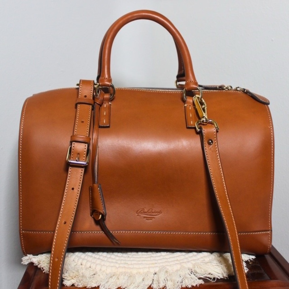 BOLDRINI SELLERIA Brown Leather Women’s handbag